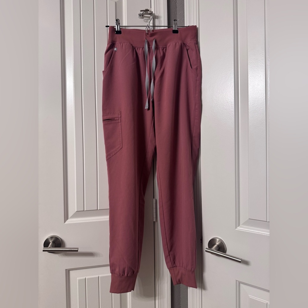 FIGS small women’s mauve Zamora high waisted jogger pants